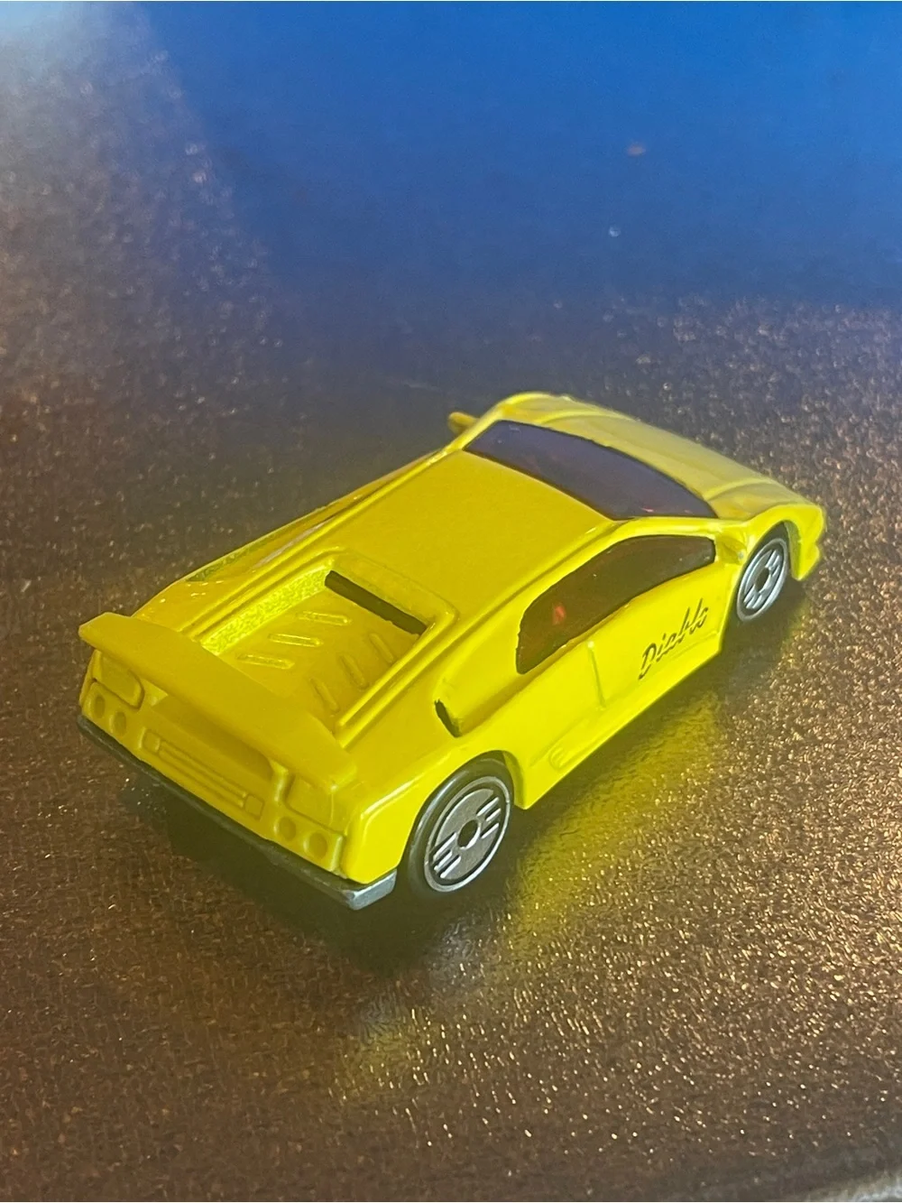 Hot Wheels VTG 1990 White LAMBORGHINI DIABLO- Loose very good Condition